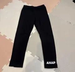 ANAP. ブラックレギンス サイドストライプ