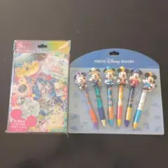 東京ディズニーリゾート ボールペンセット 6本入＆ノート