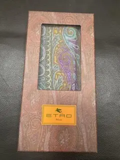【新品・箱付】エトロ ETRO シルク100% ストール 大判