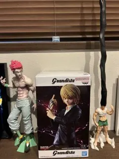 Grandista ヒソカ　、クラピカ　、ゴンさんペン フィギュア