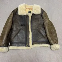 【良品】AVIREX B-3 ムートン フライトジャケット USA製 40 L