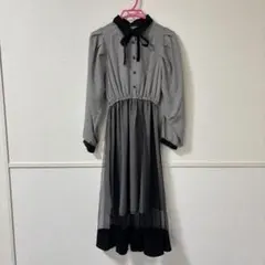 Magic Sound ギンガムチェック チュールレイヤードワンピース 地雷系