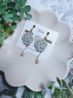 ✾水引✾ピアス/イヤリング