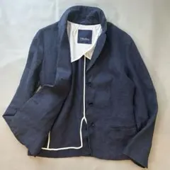 S MAXMARA エスマックスマーラ リネン100% テーラードジャケット M