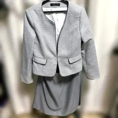 グレー ジャケットとスカートのセット