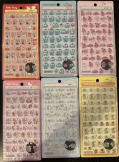 国内正規品　ボンボンドロップmini シール　サンリオ　6種類セット