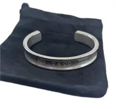 TIFFANY&Co. 1837 ナローカフ バングル シルバー925