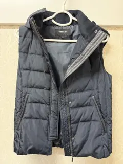 COMME CA ISM ネイビー ダウンベスト L