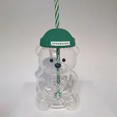 海外限定 スターバックス ベアリスタ グラス タンブラー コールドカップ　希少
