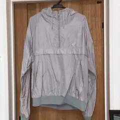 Nike ナイロンジャケット グレー フード付き
