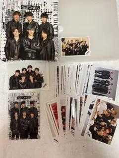 SixTONES 公式グッズ　写真集合　ミニフォト　ミニファイル　写真ケース