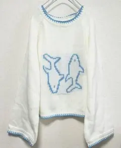 【 匿名配送 】魚 さかな ニット セーター