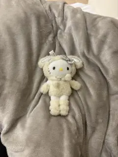 ハローキティ展　ぬいぐるみマスコット　雪うさぎ