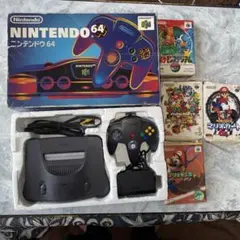 NINTENDO 64ゲーム本体とゲームソフト4本