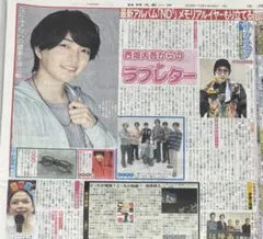 西畑大吾　日刊スポーツ6/20新聞のサムネイル
