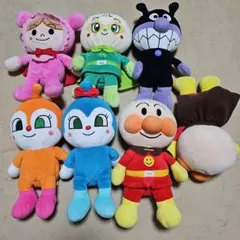 アンパンマン ぬいぐるみ 7体セット プリちぃビーンズ