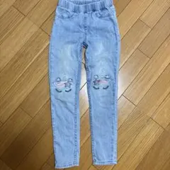 女の子キッズ　H&Mユニコーンデニムパンツ120のサムネイル