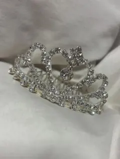 シルバー クラウン型 ティアラ