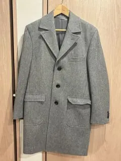 グレー チェスターコート