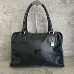 Courrèges Y2K Logo Black Boston Bagのサムネイル