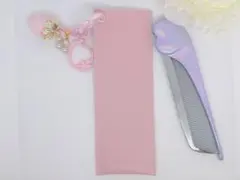 1点限り特別価格♡ReFaハートコームケース フェイクレザー いちごチャーム付き