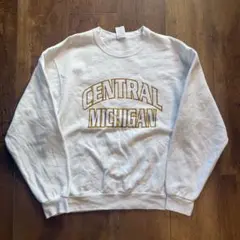 00s jerseys Michiganカレッジボックスシルエットトレーナー白M