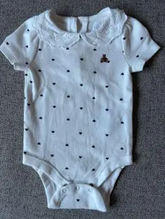 baby GAP 3-6ヶ月 ロンパース 白地にハート