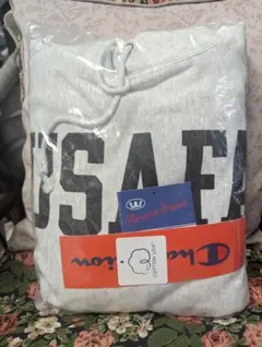 復刻青単タグ Champion Reverse Weave USAFA