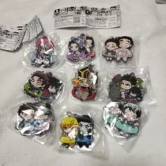 鬼滅の刃 キャラばんちょうこうラバーマスコット 拾参ノ型 無限城編 9種セット