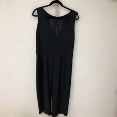 ブラック Vネック オールインワン