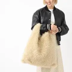 MM6 Maison Margiela フェイクファートートバッグ