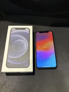 Apple iPhone 12 mini ブラック 本体 箱付き　SIMフリー
