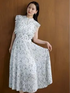 SNIDEL Sustainableフリルワンピースswfo251073 PNK 506210 [スナイデル] Sustainaフリルワンピ SWFO251073 - メルカリ