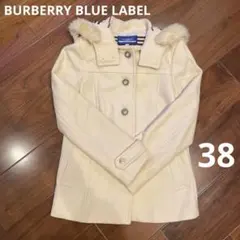 BURBERRY BLUE LABEL フード付きコート 38