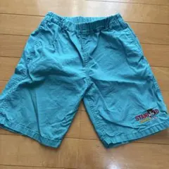 ミキハウスDOUBLE.B 水色 ハーフパンツ 140