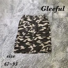 Gleeful グリーフル (67~93) タイトスカートひざ丈 迷彩柄のサムネイル
