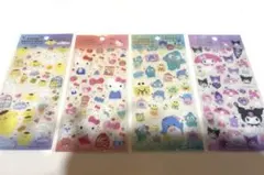 な*お様 サンリオ クリアキャンディーシール 4点セット