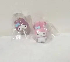 マイメロ　カラフルカラビナマスコットチャーム　キャンディーチャーム