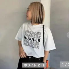シャンブル＊ikumi コラボ ロゴTシャツ ホワイト Mサイズ