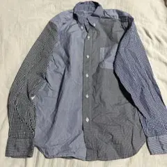 denim dungaree 150cm シャツ　チェック　ストライプ