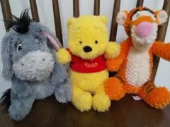 ディズニーランド限定プーさんと仲間達3点セット