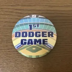 ドジャース　1st Dodger Game 記念　缶バッジ