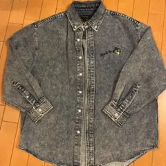MARK GONZALES デニム長袖シャツ M
