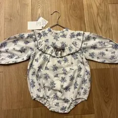 【新品】 アプレレクール　花柄ロンパース フリルロンパース　サイズ80