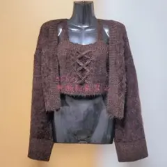セパレートケーブル編みニット♡342252600401のサムネイル