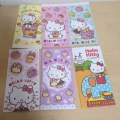 【新品未使用】Hello Kitty レトロ 封筒 6枚セット