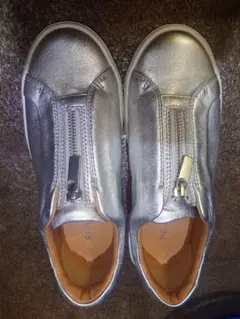 【美品】REGAL シルバー ジッパースニーカーのサムネイル
