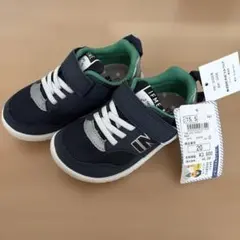 【新品】タグ付き イフミー IFME ネイビー スニーカー 15.5cm