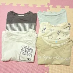 ベビーシャツ　80〜100 5枚セット