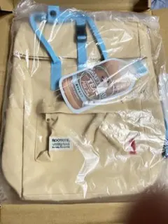 サントリークラフトボス×ルートートROOTOTE 2WAYリュック ベージュ水色